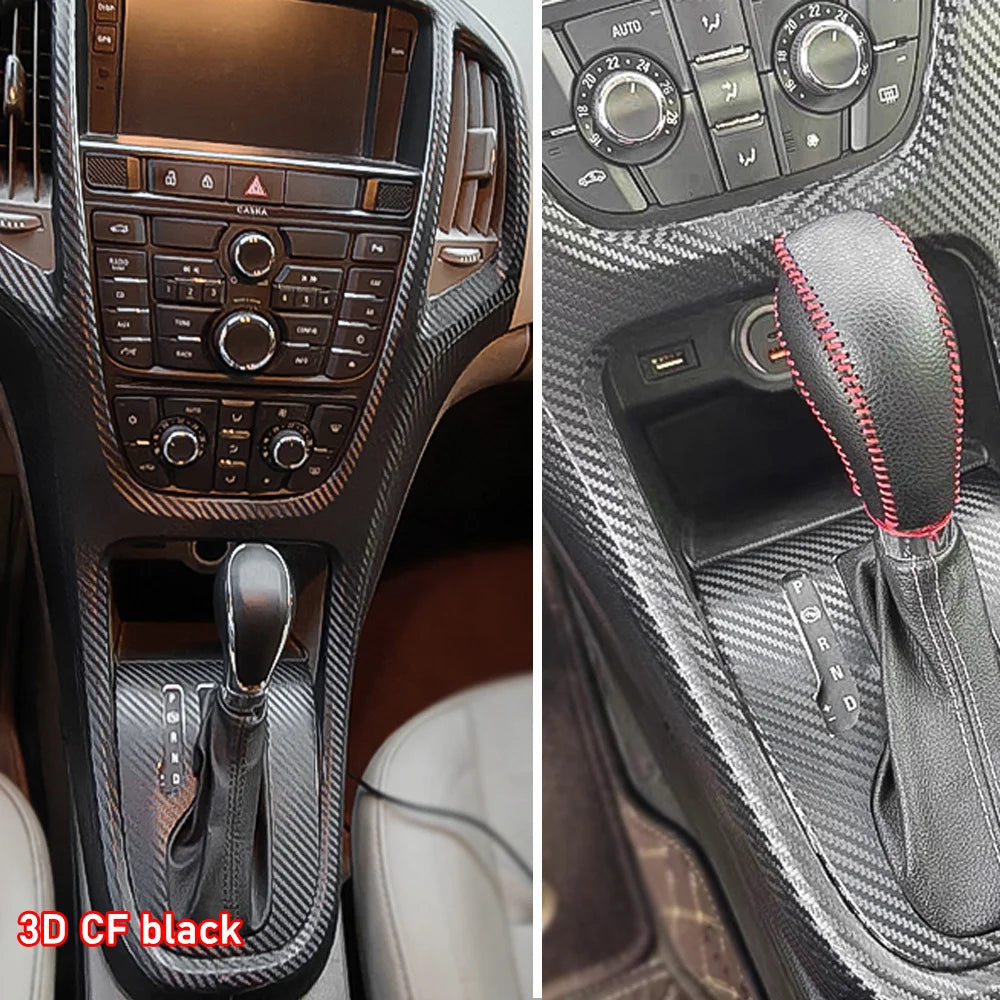 Film de protection en fibre de carbone pour panneau de vitesses Buick Excelle GT XT 10-14