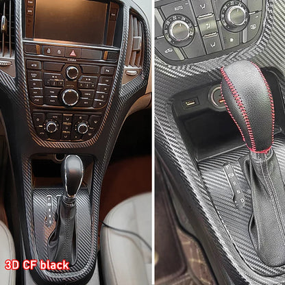 Film de protection en fibre de carbone pour panneau de vitesses Buick Excelle GT XT 10-14