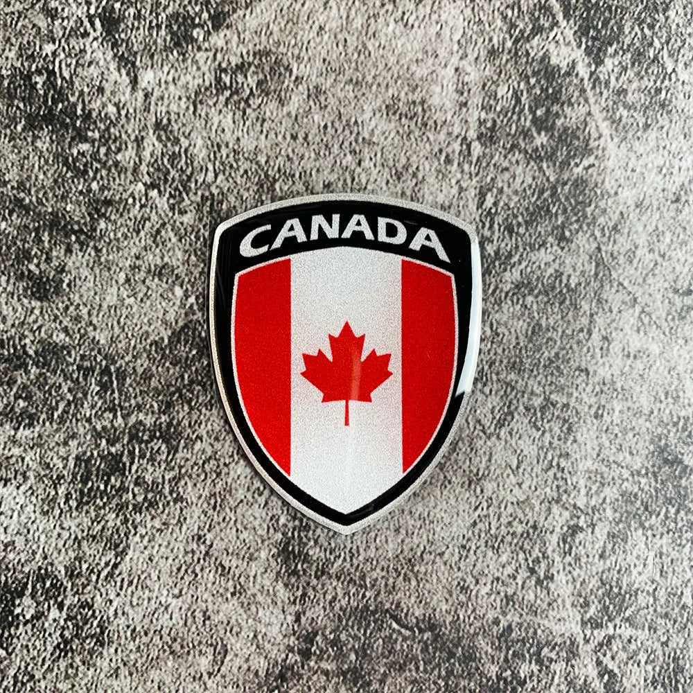 3D Reflective National Flag Sticker Motorcycle Parts Car Decal Korea France Russia Spain Brazil Chile ukraine British Italy USA CA – Car Accessories | MotorWorld Marketplace
