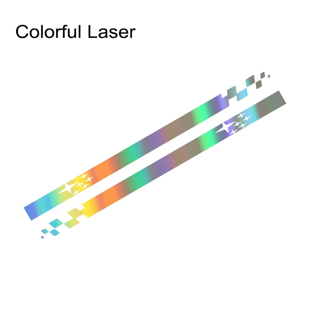 2pcs Door Side Skirt Decals for Subaru Impreza WRX STI Colorful Laser – Car Accessories | MotorWorld Marketplace