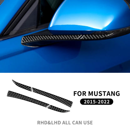 Real Carbon Fiber Interior Trim for Ford Mustang 2015-2023 25 Soft Carbon – Car Accessories | MotorWorld Marketplace