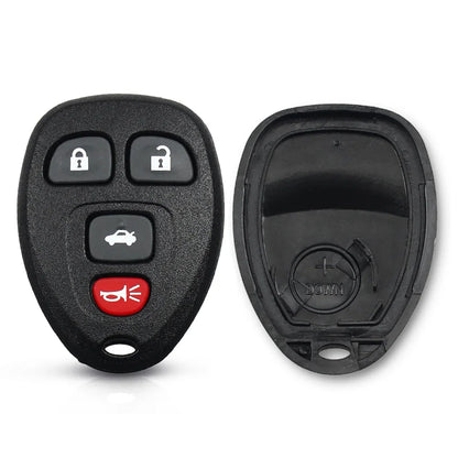 KEYYOU 2pcs Remote Key Shell for Chevy Tahoe GMC Yukon 07-14