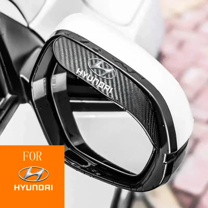 Carbon Fiber Mirror Rain Eyebrow for Hyundai