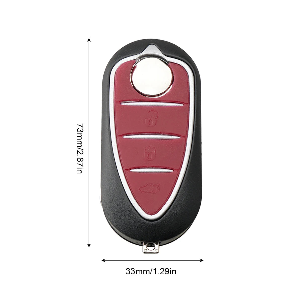 3-Button Flip Key Shell for Alfa Romeo Mito Giulietta 159 – Car Accessories | MotorWorld Marketplace