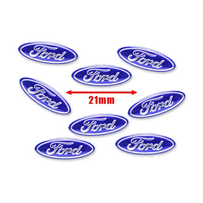 21mm (0.8") Ford Key Emblem Sticker Decal for Focus Mondeo Fiesta