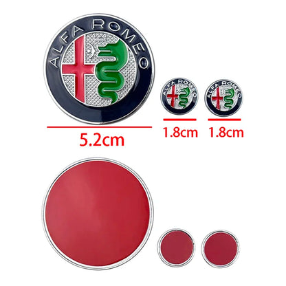 3pcs Alloy Gear Panel Stickers for Alfa Romeo Giulia/Stelvio – Car Accessories | MotorWorld Marketplace