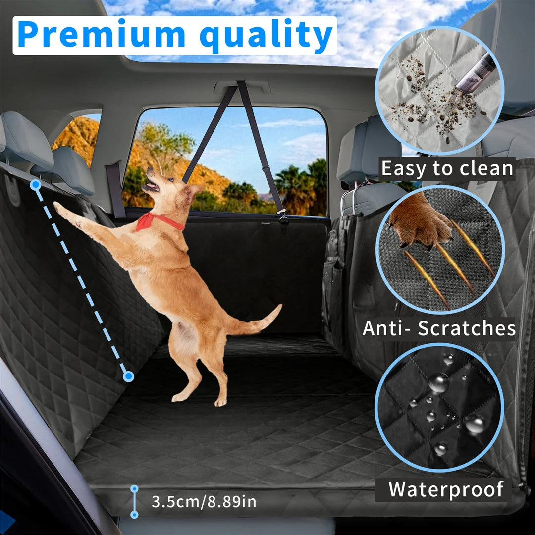 Waterproof Dog Car Seat Extender Hammock – Scratch-Proof black – Car Accessories | MotorWorld Marketplace