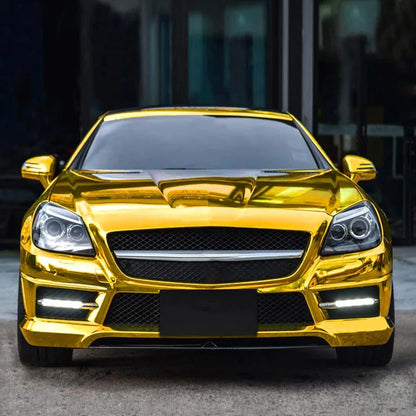 Gloss Chrome Gold Vinyl Wrap – Self-Adhesive, Bubble Free – Car Accessories | MotorWorld Marketplace