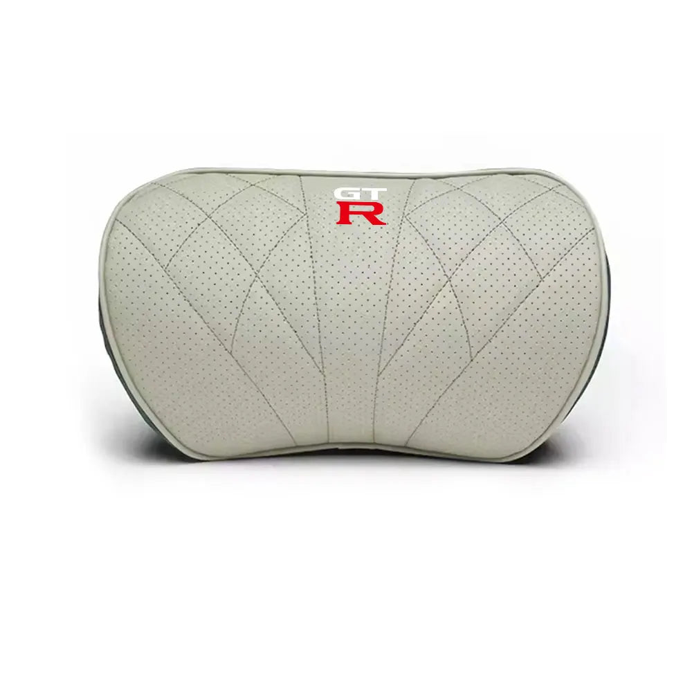 Premium Leather Neck & Lumbar Pillow for Nissan Models