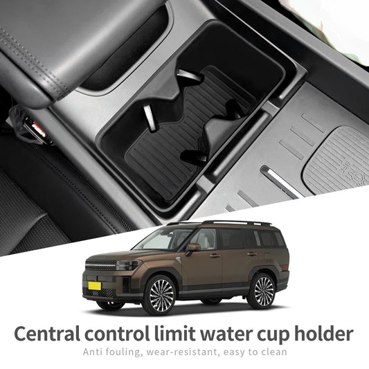 Hyundai Santa Fe 2024 Cup Holder Silicone Tray Organizer – Car Accessories | MotorWorld Marketplace