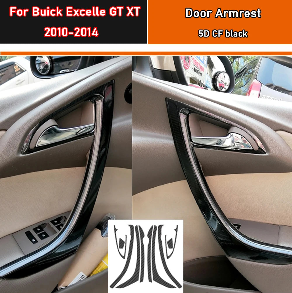 Carbon Fiber Door Armrest Film for Buick Excelle GT XT 10-14 5D CF black – Car Accessories | MotorWorld Marketplace