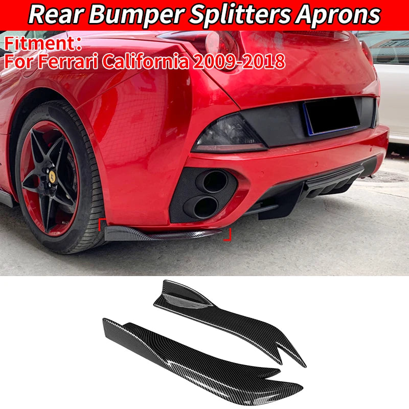 (NOT SOLD TO USA) Ferrari California 09-18 Carbon Fiber Rear Lip & Anti-Scuff – Car Accessories | MotorWorld Marketplace