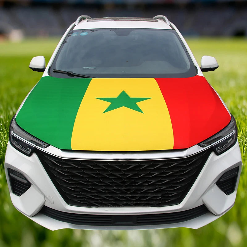 National Flag Car Hood Cover 115x160CM – Custom Engine Wrap