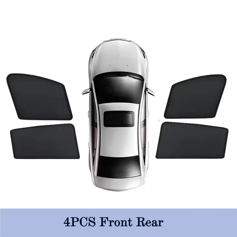 (NOT SOLD TO USA) Mesh Visor Magnetic Shade for Tiggo 7 Pro/S700/Xcite 2020-25 4PCS Front Rear – Car Accessories | MotorWorld Marketplace