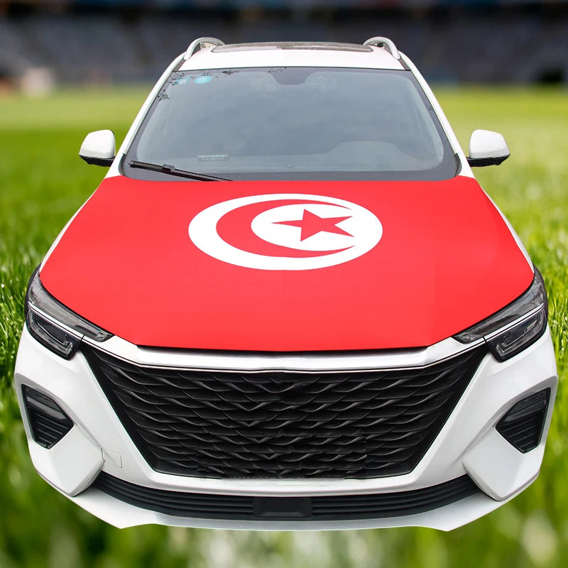 National Flag Car Hood Cover 115x160CM – Custom Engine Wrap