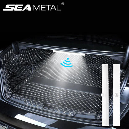 Lampe de voiture rechargeable USB SEAMETAL avec capteur à induction automatique