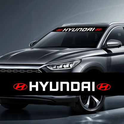 Hyundai Windshield Sunshade Sticker