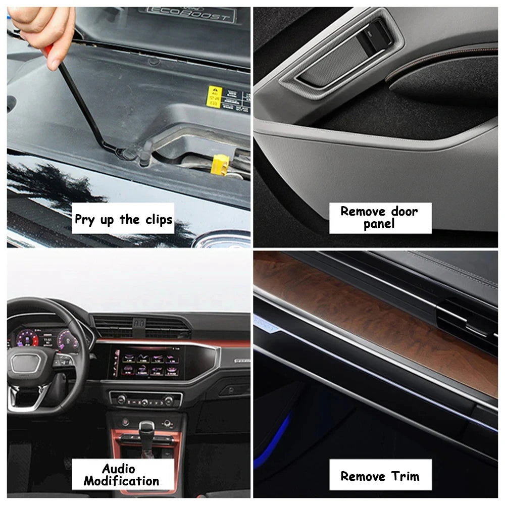 Kit d'outils de dépose de garniture de panneau de porte BMW et Toyota