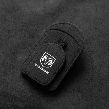 Magnetic Leather Visor Sunglasses Holder for Dodge