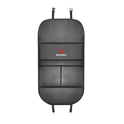 Leather Rear Seat Protector Organizer for Mitsubishi SUV/Sedan