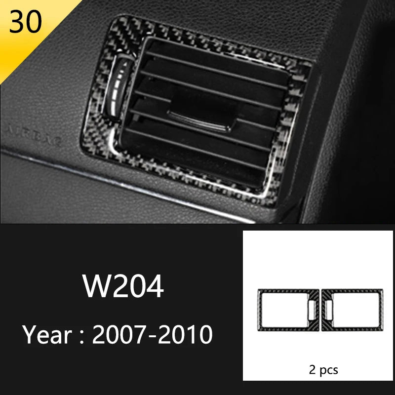 Carbon Fiber Window Trim for Mercedes C-Class W204/C180/C200 Type 30 – Car Accessories | MotorWorld Marketplace