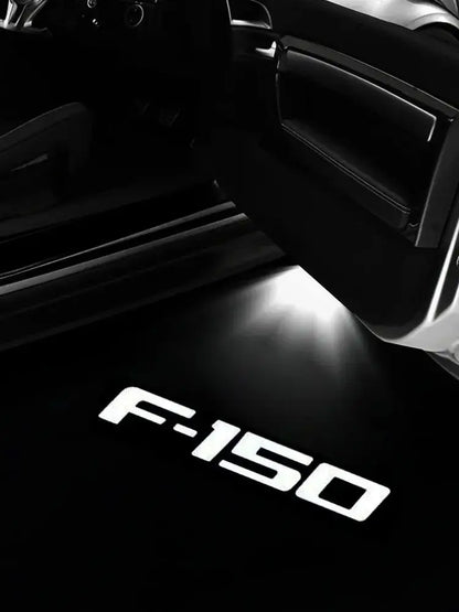 White F-150 Door Logo Projector Light – OEM Style Upgrade