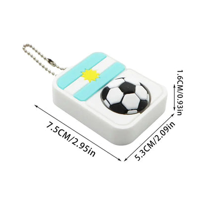 2026 Soccer Clicker Flag Keychain Fidget Stress Reliever for Football Fans World Cup Souvenir Pendant Collectible Gear – Car Accessories | MotorWorld Marketplace