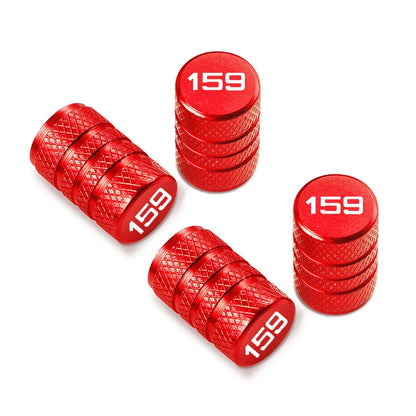 Alfa Romeo 159 Tire Valve Caps Waterproof Logo Stem Covers