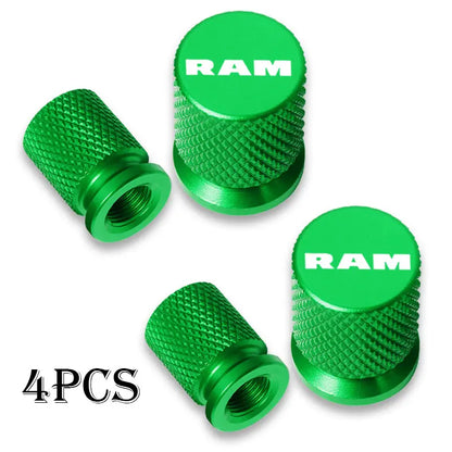 RAM SRT 1500-3500 Valve Stem Caps Set - Waterproof, Pro Quality