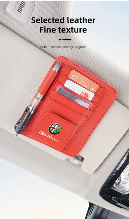 Alfa Romeo Sun Visor Organizer Clip—Pro Storage Solution