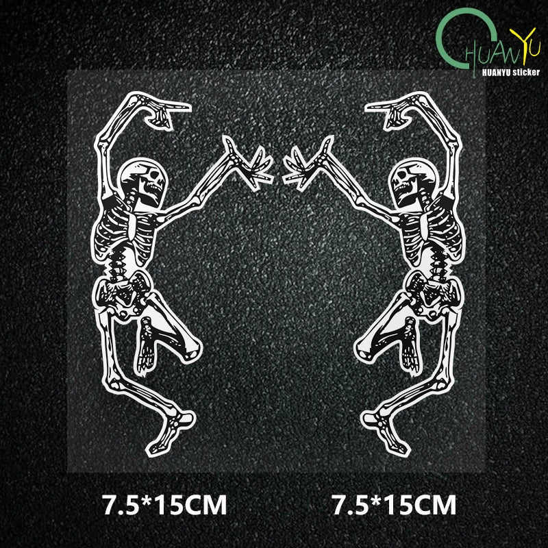Funny Dancing Skull Reflective Waterproof Car Sticker - Pro Quality G291 – Car Accessories | MotorWorld Marketplace