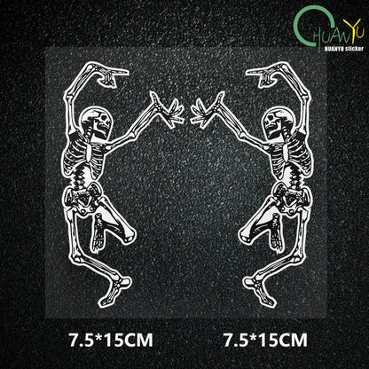 Funny Dancing Skull Reflective Waterproof Car Sticker - Pro Quality G291 – Car Accessories | MotorWorld Marketplace