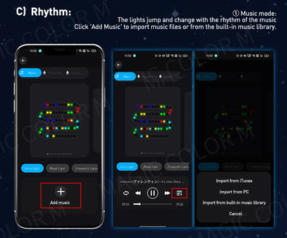 RGB LED Ambient Light USB for Tesla Model 3/Y/S/X