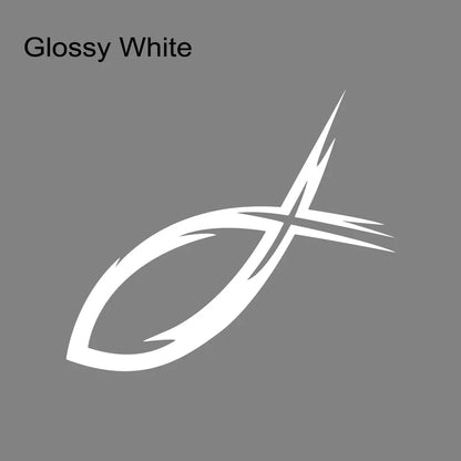 Christian Fish Tribal Vinyl Decal – Pro Auto Accessory