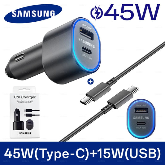 60W USB-C PD Car Charger for Samsung S25/S24/Z Fold 5/4 – Car Accessories | MotorWorld Marketplace