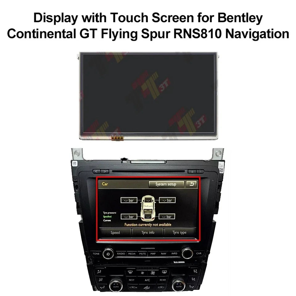 8" OEM LCD Touch Screen for Bentley GT/Spur RNS810 3W0035017 – Car Accessories | MotorWorld Marketplace