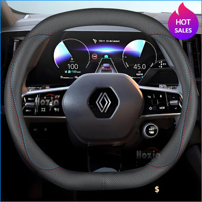 Premium Leather Steering Cover for Renault Austral 2022-2024