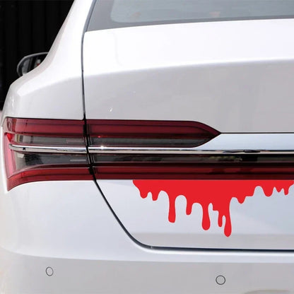 Red Blood Drip Car Sticker 14x5cm Waterproof Halloween Decor – Car Accessories | MotorWorld Marketplace