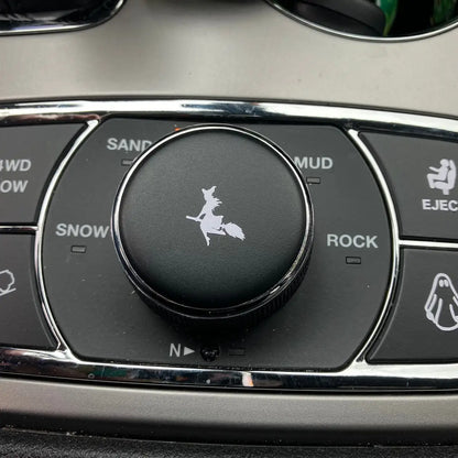 Witch Car Button Vinyl Decals – Spooky Halloween Interior Decor – Car Accessories | MotorWorld Marketplace