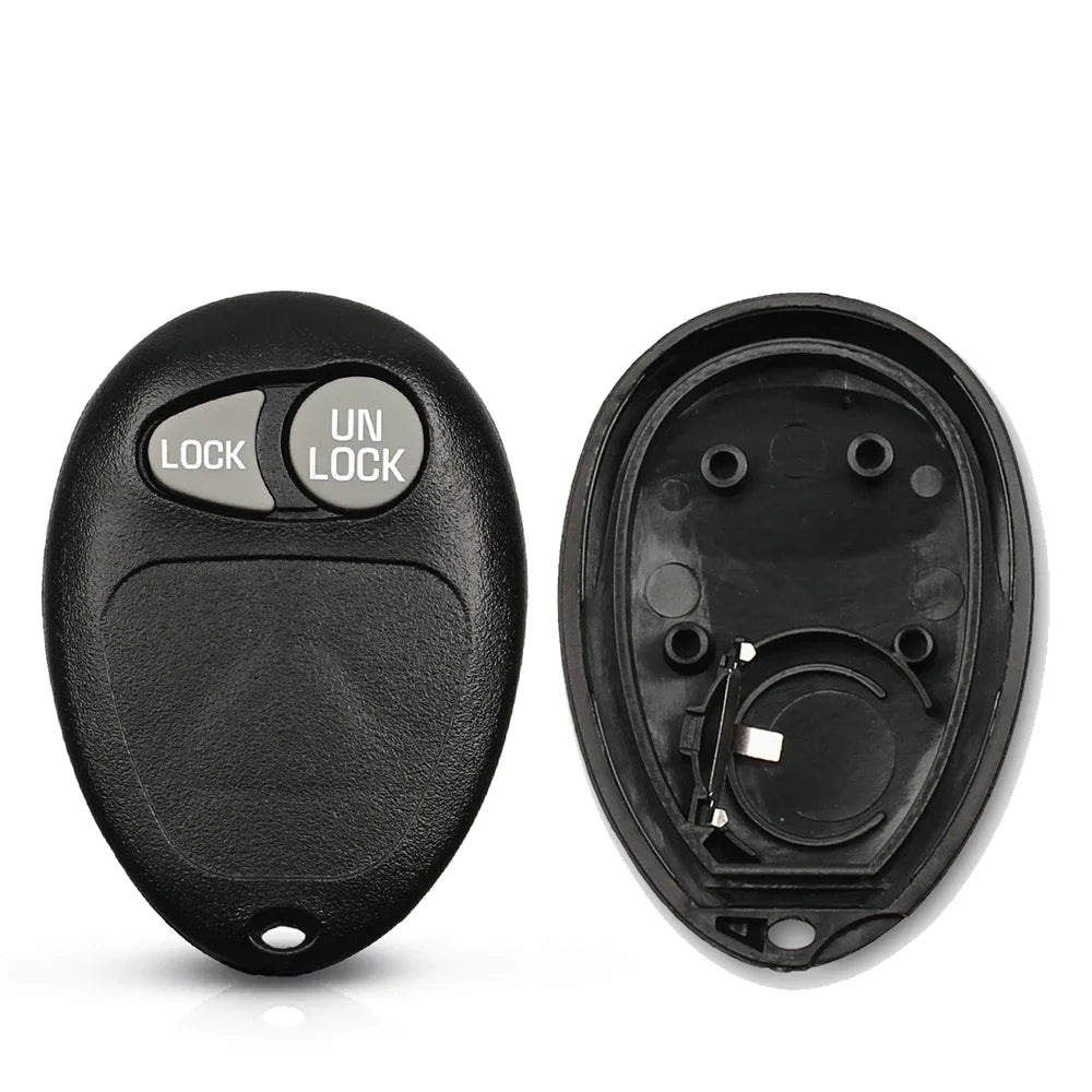 KEYYOU 2pcs Remote Key Shell for Chevy Tahoe GMC Yukon 07-14