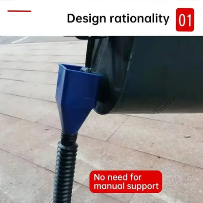 Entonnoir pliable pour carburant et huile avec filtre à pression – Pour voitures et motos