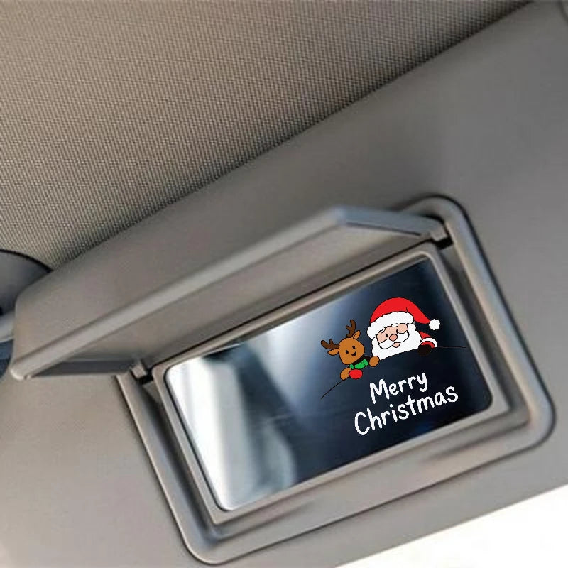 Christmas Santa & Reindeer Stickers for Cars, Bikes & Mirrors