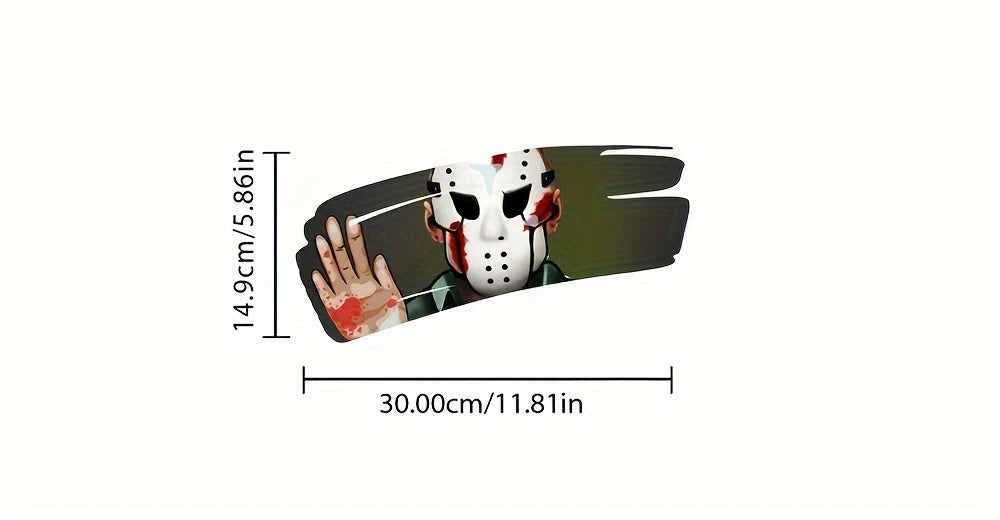 Halloween 3D Peeping Car Sticker Waterproof Auto Window Decor CH-WSJB-G 1 30x14.9CM – Car Accessories | MotorWorld Marketplace