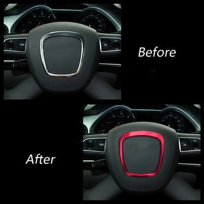 Audi Steering Wheel Logo Cover Trim Sticker – Pro Fit