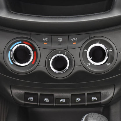 Lot de 3 boutons de climatisation en aluminium pour Chevrolet Sail 2008-2014 