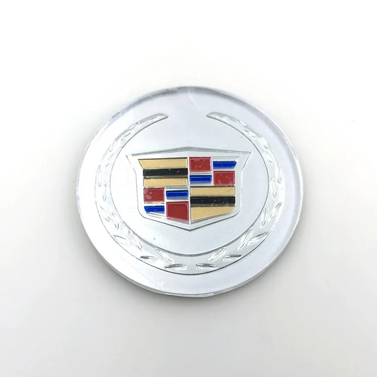 (NOT SOLD TO USA) 4Pcs 60/65MM Cadillac Wheel Center Hub Emblems Stickers – Car Accessories | MotorWorld Marketplace