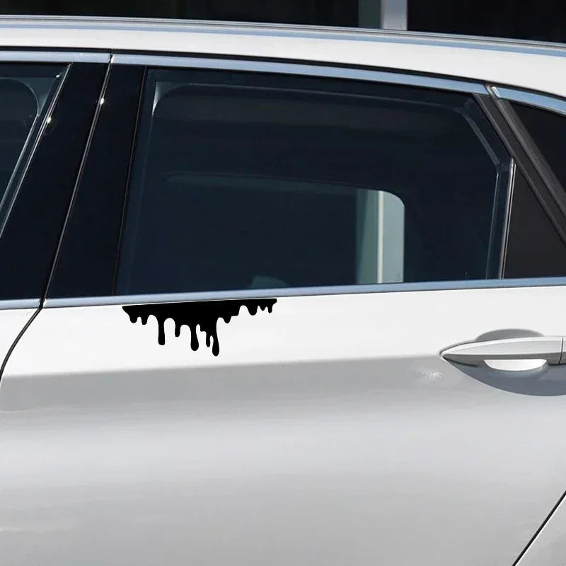 Red Blood Drip Car Sticker 14x5cm Waterproof Halloween Decor – Car Accessories | MotorWorld Marketplace