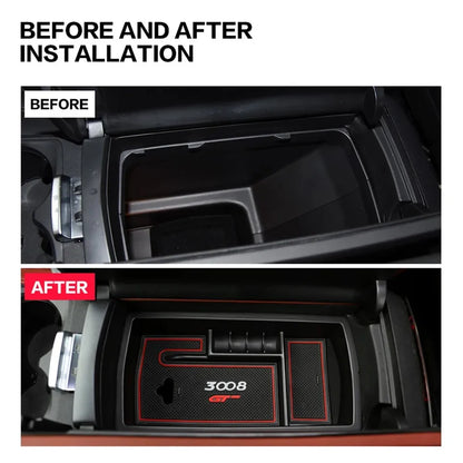 Peugeot 3008 GT Armrest Storage Box 2016-2023 Upgrade