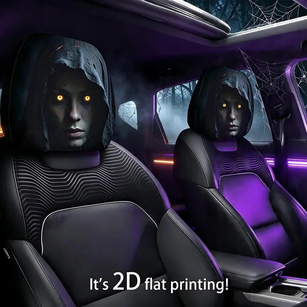 Halloween Reaper Headrest Covers – Horror Car Decor – Car Accessories | MotorWorld Marketplace