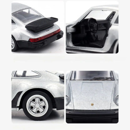 1/36 Alloy Porsche 911 Turbo Diecast Pull Back Model Car